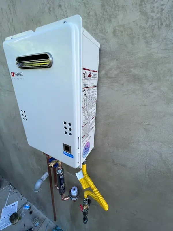 Tankless water heater installation for Peters homes